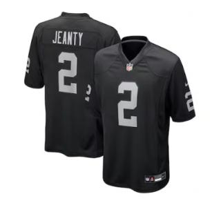 Ashton Jeanty，Las Vegas Raiders Nike 2025 NFL Draft First Round Pick Game Jersey - Black